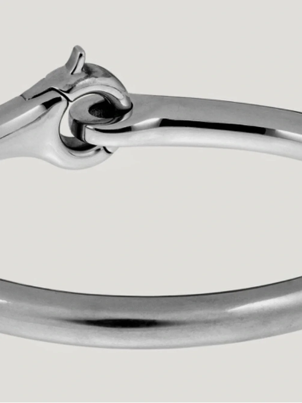 Balenciaga Silver-Link Saint-Germain Bangle Bracelet